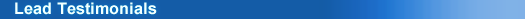 Lead Testimonials